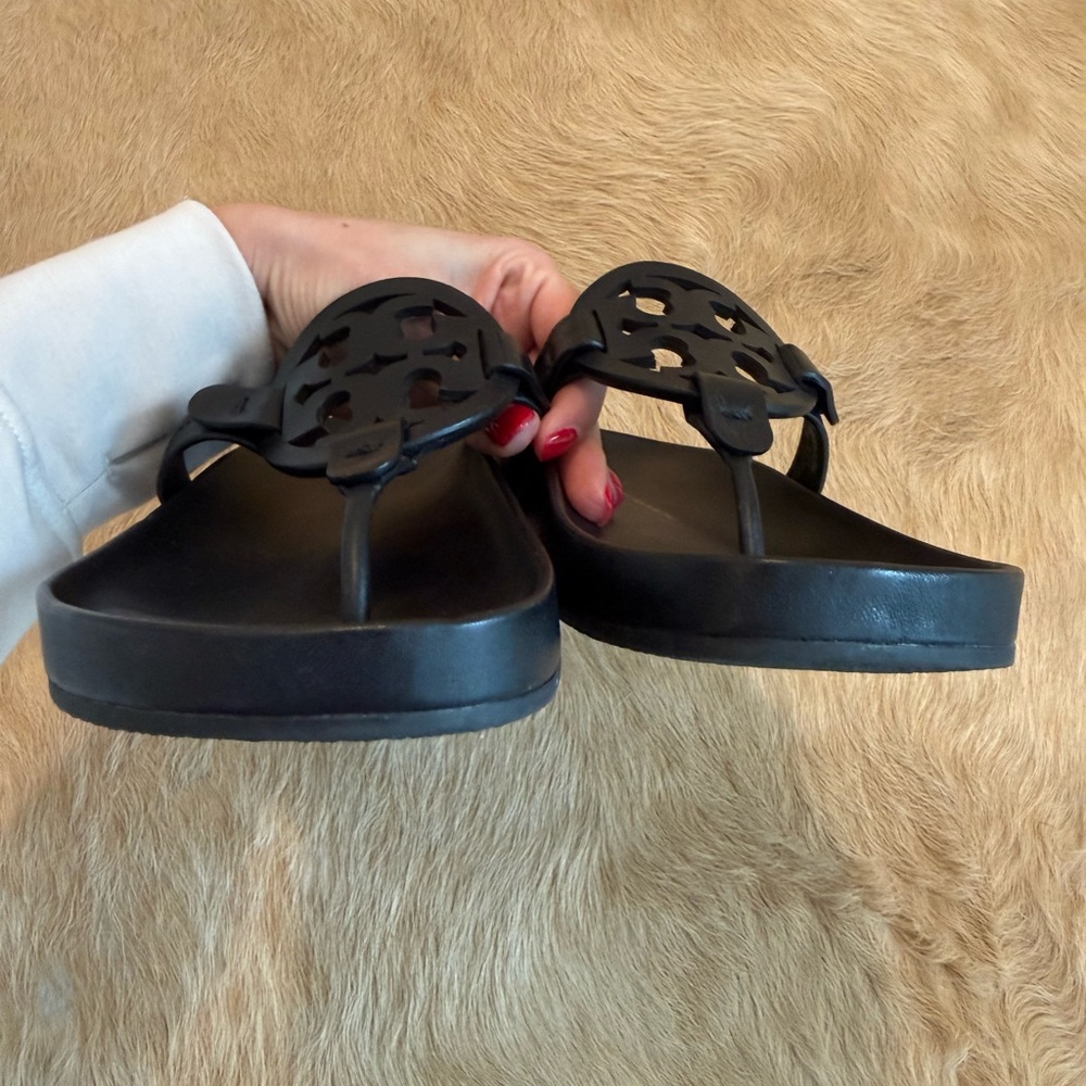 Tory Burch Black Miller Cloud Sandals - Picture 6 of 9